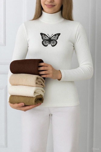 بلوز یقه اسکی پروانه قیمت هر عدد (185) تومان